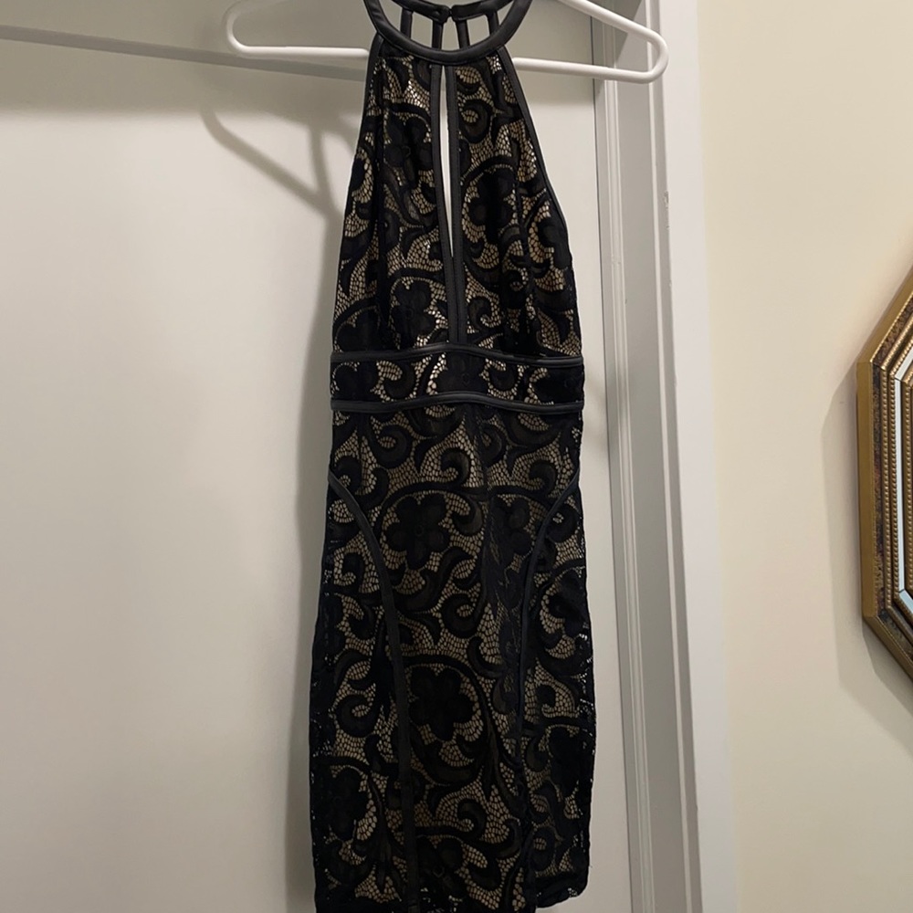 BEBE BodyCon Black lace